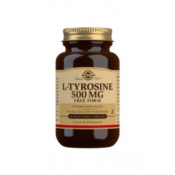 SOLGAR L-Tyrosine 500mg (50 Vegetable Capsules)