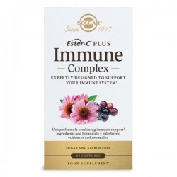 SOLGAR Ester-C Immunkomplex (60 pflanzliche Kapseln)