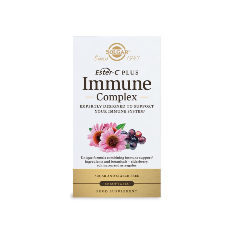 SOLGAR Ester-C Immunkomplex (60 pflanzliche Kapseln)