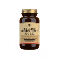 SOLGAR Psyllium Fibra de Cáscara 500mg (200 cápsulas vegetales)