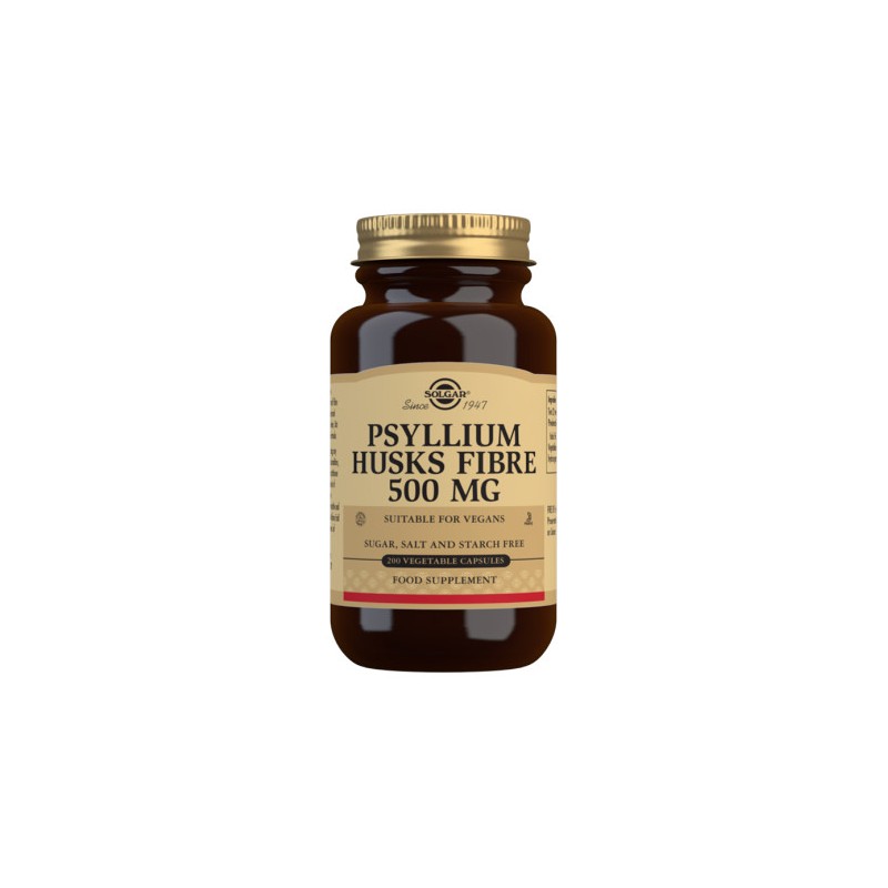 SOLGAR Psyllium Husk Fiber 500mg (200 vegetable capsules) SOLGAR Psyllium Husk Fiber 500mg (200 vegetable capsules)