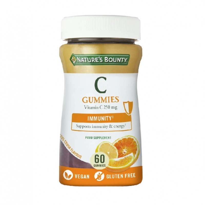 NATURE'S BOUNTY Vitamin C Gummies 60 Gummies