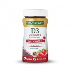 NATURE'S BOUNTY Vitamin D3 Gummies 60 Gummies
