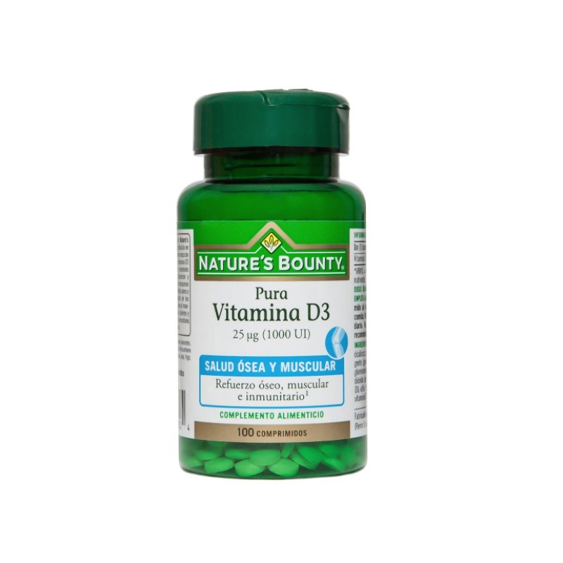 NATURE'S BOUNTY Vitamin D3 25 µg (1000 IE) 100 Tabletten