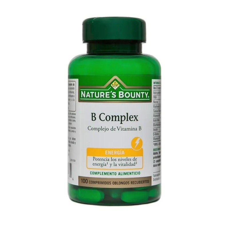 NATURE'S BOUNTY Vitamina B Complex 100 comprimidos