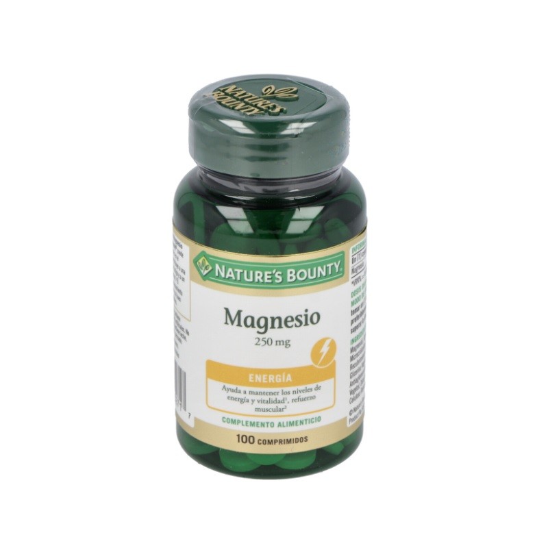 NATURE'S BOUNTY Magnésium 250 mg (100 comprimés)