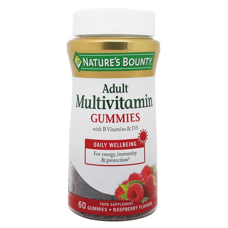 NATURE'S BOUNTY Multivitamin-Fruchtgummis für Erwachsene, 60 Stück NATURE'S BOUNTY Multivitamin-Fruchtgummis für Erwachsene, 60 Stück