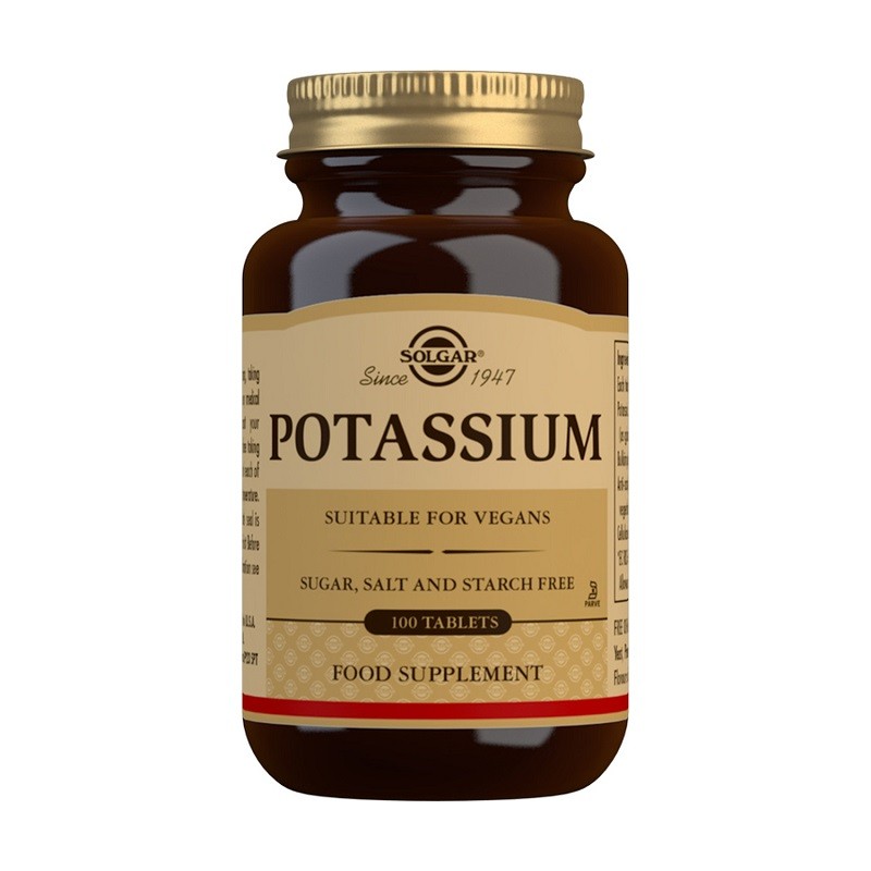 SOLGAR Potassium Gluconate 99mg (100 tablets)