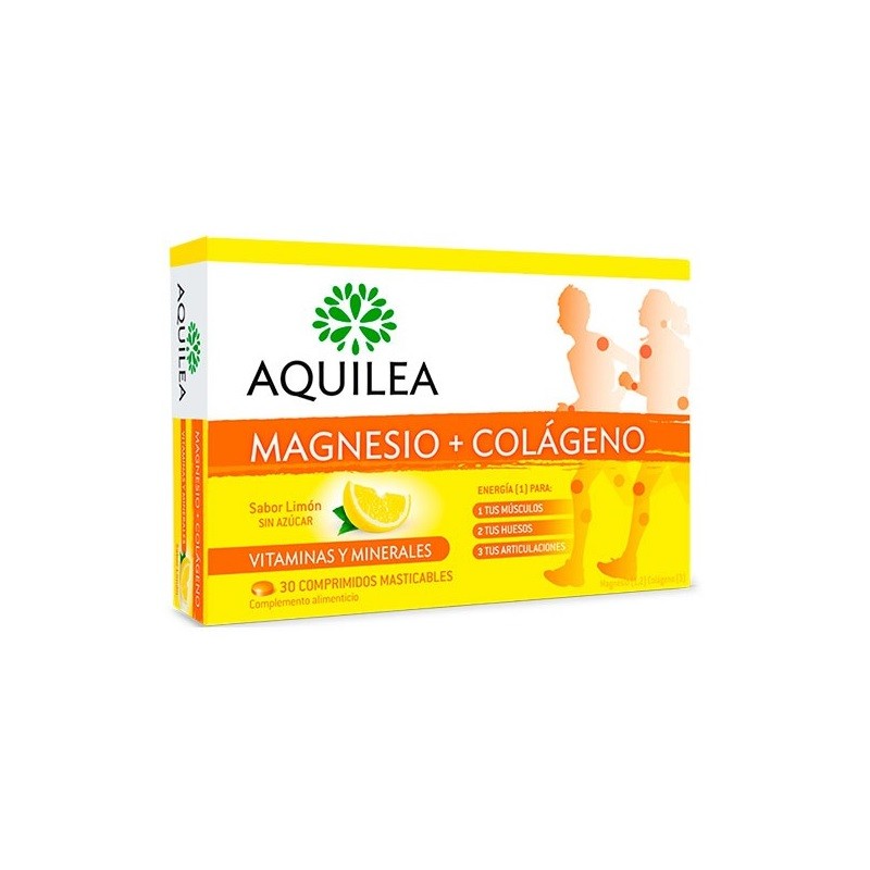 AQUILEA Magnesio + Colágeno 30 comprimidos masticables