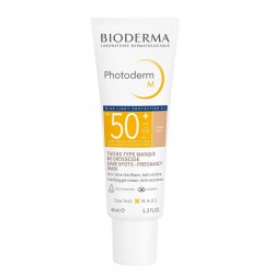 BIODERMA PHOTODERM M Gel-Crème Protecteur Couleur Claire SPF50+ (40ml)