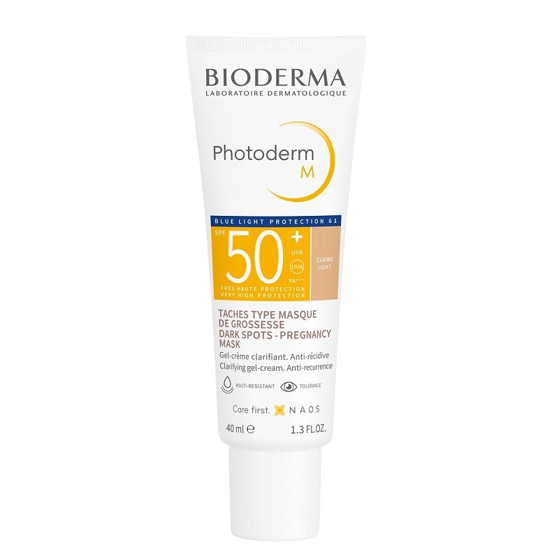 BIODERMA PHOTODERM M Gel-Crème Protecteur Couleur Claire SPF50+ (40ml)