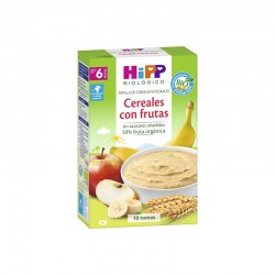 HIPP Biológico Papilla Cereales Integrales con Fruta +6 meses 250gr