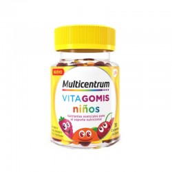 MULTICENTRUM Vitagomis Enfants 30 Bonbons Gommes