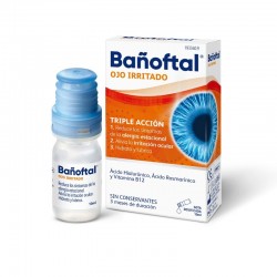 BAÑOFTAL Augentropfen für gereizte Augen, 10 ml