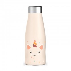 SUAVINEX Bottiglia Thermos per Liquidi Caldi e Freddi colore Crema "Unicorno" 350ml