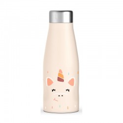SUAVINEX Thermosflasche für heiße und kalte Flüssigkeiten Cremefarben "Einhorn" 350ml