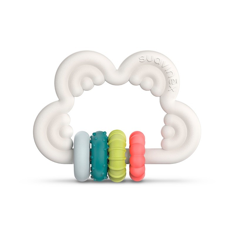 SUAVINEX Didaktischer Beißring aus Silikon +6 m Cloud Stage 3 SUAVINEX Didaktischer Beißring aus Silikon +6 m Cloud Stage 3
