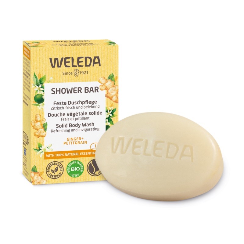 WELEDA Solid Shower Soap Energizing Freshness Citrus 75g WELEDA Solid Shower Soap Energizing Freshness Citrus 75g