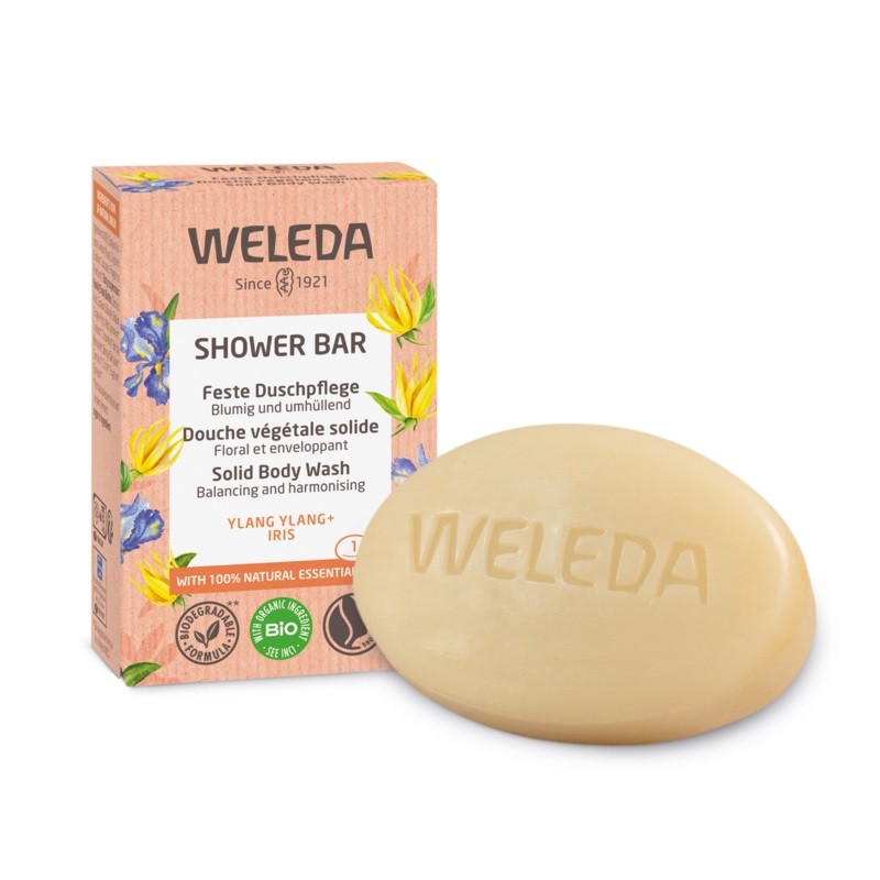 WELEDA Ylang Ylang + Iris Sapone doccia solido floreale 75g