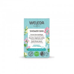 WELEDA Geranium and Litsea Cubeba Refreshing Solid Shower Soap 75g
