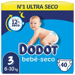 DODOT Baby-Dry Diaper Size 3 (6-10 Kg) 40 units