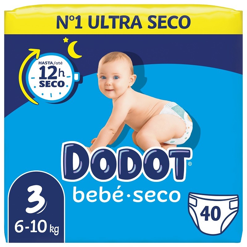 DODOT Baby-Dry Diaper Size 3 (6-10 Kg) 40 units DODOT Baby-Dry Diaper Size 3 (6-10 Kg) 40 units