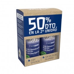 WELEDA Desodorante Roll-On Men 24h DUPLO 2x50ml
