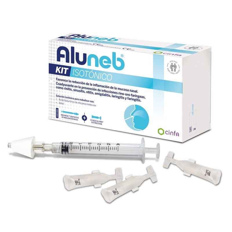 Aluneb Isotonic Kit 15 Fläschchen 4ml + 1 Gerät