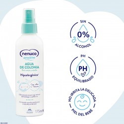 NENUCO Sensitive Newborn Basket: Badegel + Kölnisch Wasser + Schutzcreme + Doudou als Geschenk