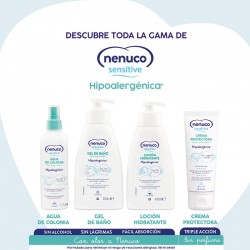 NENUCO Sensitive Newborn Basket: Badegel + Kölnisch Wasser + Schutzcreme + Doudou als Geschenk