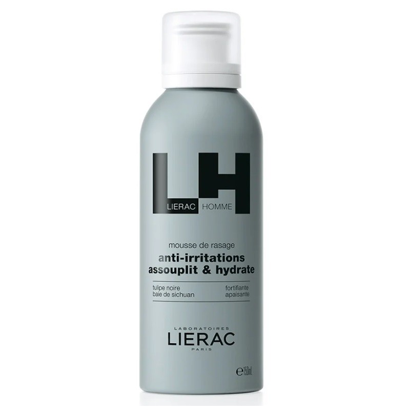 LIERAC Homme Feuchtigkeitsspendender Rasierschaum mit Anti-Irritation, 150 ml LIERAC Homme Feuchtigkeitsspendender Rasierschaum mit Anti-Irritation, 150 ml