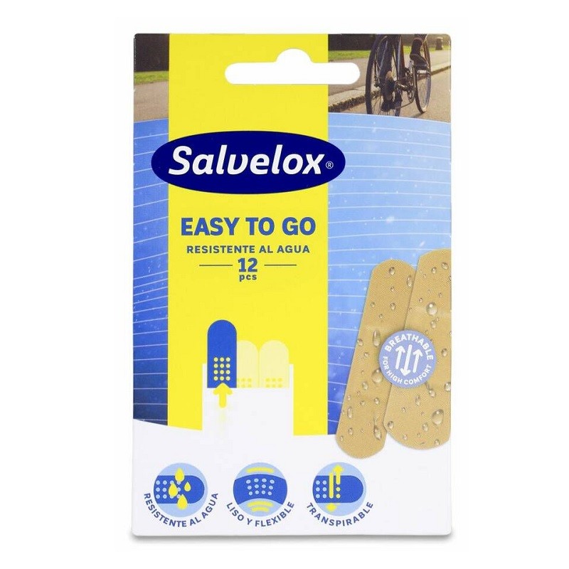 SALVELOX Easy To Go Resistente all'acqua 12 medicazioni