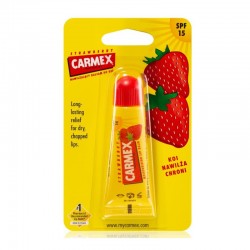 CARMEX Moisturizing Lip Balm Strawberry Tube SPF15 (10g)