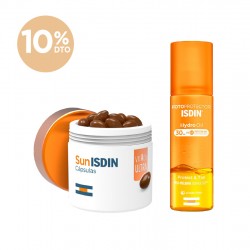Isdin Pack Hydro Oil SPF30 200ML + Sunisdin 30 Cápsulas