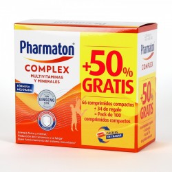 PHARMATON Complex 100 Comprimidos. 66 + 34 comprimidos de regalo