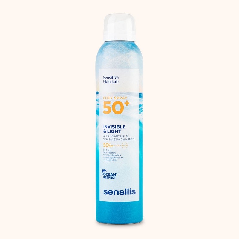 SENSILIS Spray Corpo Invisibile e Leggero SPF50+ Fotoprotettore Antietà 200ml