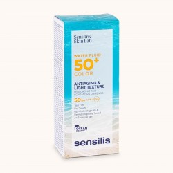 SENSILIS Water Fluid SPF50+ Fluido Fotoprotetor Antienvelhecimento com Cor 40ml