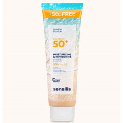 SENSILIS Feuchtigkeitsspendendes und erfrischendes Lichtschutzcreme-Gel SPF50+ 250ml