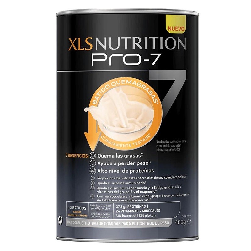 XLS MEDICAL Nutrition Pro 7 Batido Queima Gordura 400g
