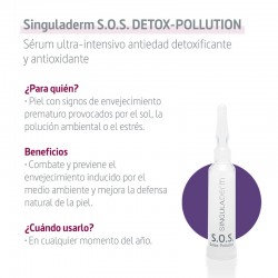 SINGULADERM SOS Siero Antiossidante Detox-Pollution 4 Fiale