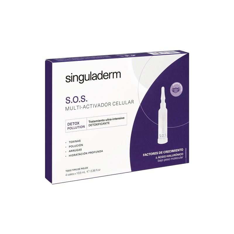 SINGULADERM SOS Detox-Pollution Antioxidant Serum 4 Fläschchen SINGULADERM SOS Detox-Pollution Antioxidant Serum 4 Fläschchen