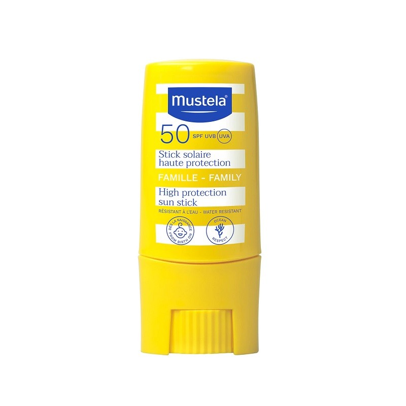 MUSTELA Stick solare protezione alta SPF 50+ (9ml)