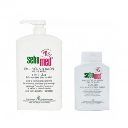 SEBAMED Emulsion Sans Savon Gel Bain 1L + 200ml CADEAU