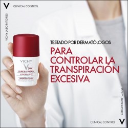 VICHY Déodorant Anti-Transpirant 96h Roll-On Contrôle Clinique 50 ml