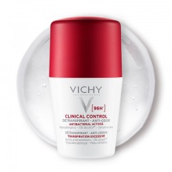 VICHY Déodorant Anti-Transpirant 96h Roll-On Contrôle Clinique 50 ml