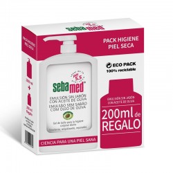 SEBAMED Emulsión Sin Jabón con Aceite de Oliva 1L+ 200ml de REGALO