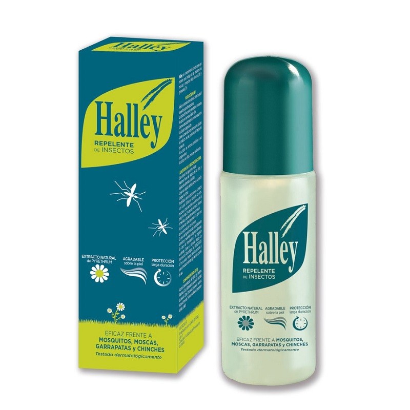 HALLEY Spray Répulsif Insectes et Tiques Extrait Naturel 250 ml HALLEY Spray Répulsif Insectes et Tiques Extrait Naturel 250 ml
