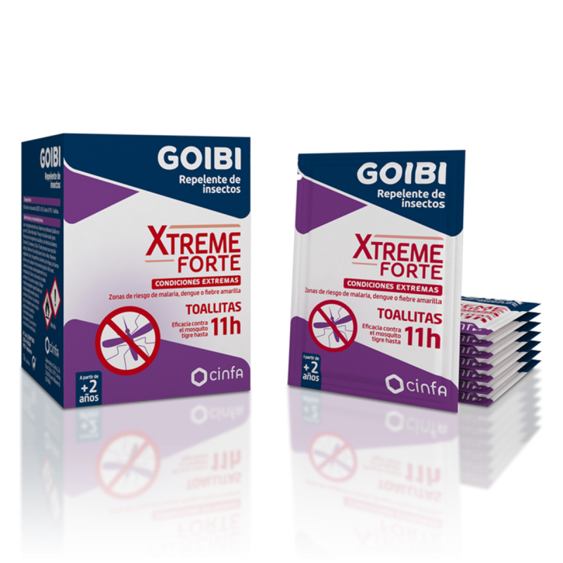 GOIBI Anti-Mosquito Xtreme Forte Tücher 16 Einheiten