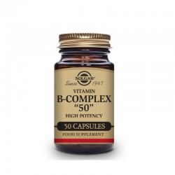 SOLGAR Complexo Vitamina B 50 Cápsulas Vegetais