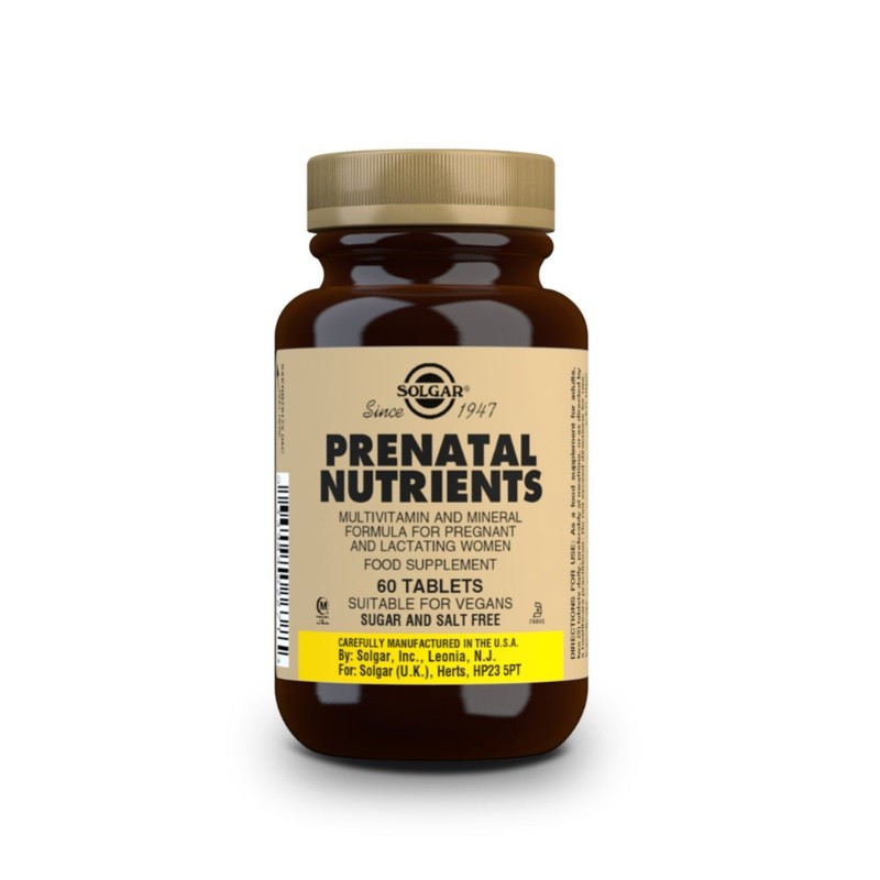 SOLGAR Pränatale Nährstoffe 60 Tabletten SOLGAR Pränatale Nährstoffe 60 Tabletten